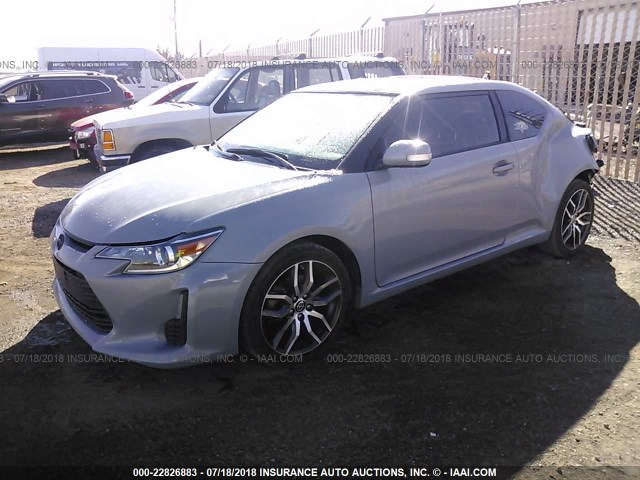 JTKJF5C7XGJ014557 - 2016 TOYOTA SCION TC 灰色 照片 2