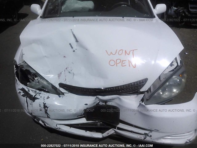 4T1BE32K24U263496 - 2004 TOYOTA CAMRY LE/XLE/SE Ақ фото 10