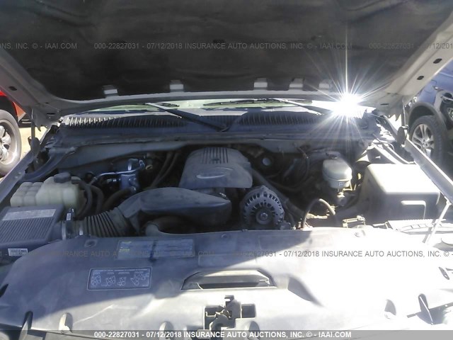 2GTEC19V761112275 - 2006 GMC NEW SIERRA C1500 GRAY photo 10