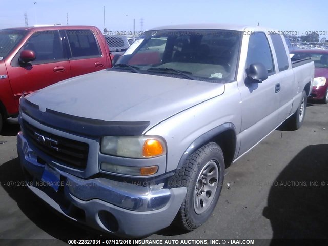 2GTEC19V761112275 - 2006 GMC NEW SIERRA C1500 GRAY photo 2