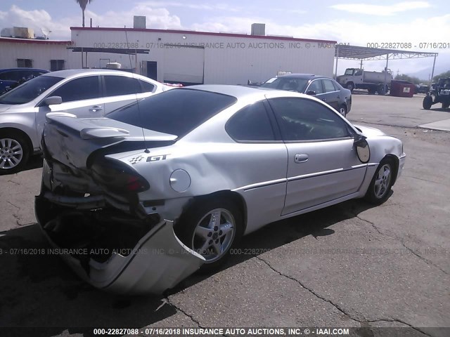 1G2NW12E84C160462 - 2004 PONTIAC GRAND AM GT SILVER photo 4