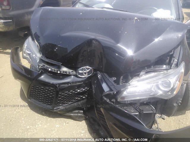 4T1BF1FK8FU024808 - 2015 TOYOTA CAMRY LE/XLE/SE/XSE BLACK photo 6