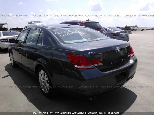 4T1BK3DB3AU361695 - 2010 TOYOTA AVALON XL/XLS/LIMITED GRAY photo 3