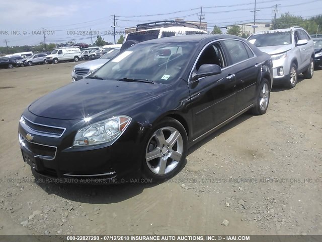 1G1ZC5E01CF331068 - 2012 CHEVROLET MALIBU 1LT 黑色 照片 2