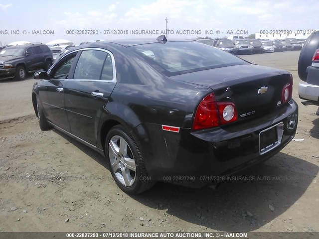 1G1ZC5E01CF331068 - 2012 CHEVROLET MALIBU 1LT 黑色 照片 3