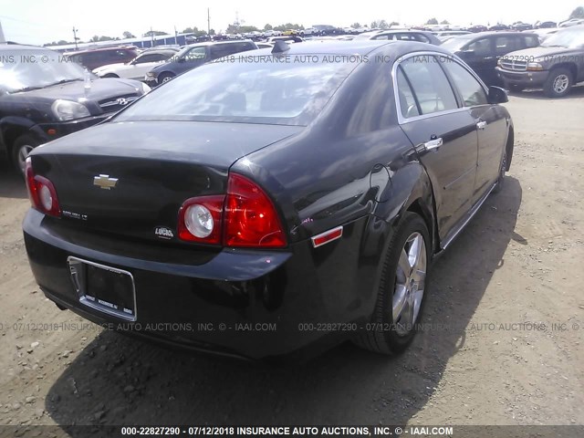 1G1ZC5E01CF331068 - 2012 CHEVROLET MALIBU 1LT 黑色 照片 4