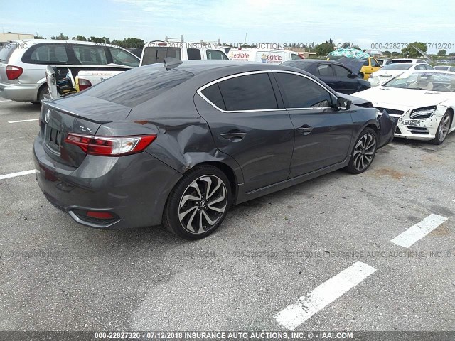 19UDE2F88HA013789 - 2017 ACURA ILX PREMIUM STYLE/TECH STYLE GRAY photo 4