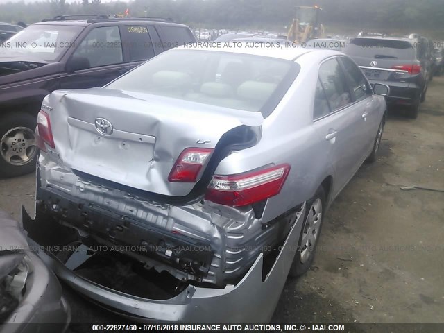 JTNBE46K473077050 - 2007 TOYOTA CAMRY NEW GENERAT CE/LE/XLE/SE SILVER photo 4