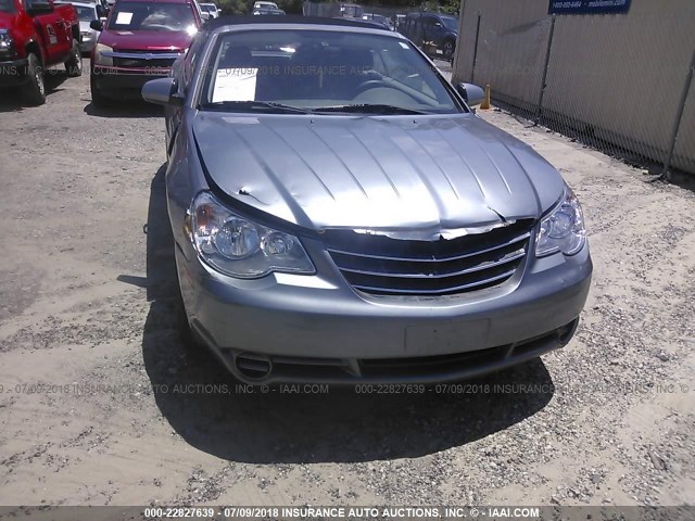 1C3LC55R48N203162 - 2008 CHRYSLER SEBRING TOURING GRAY photo 6