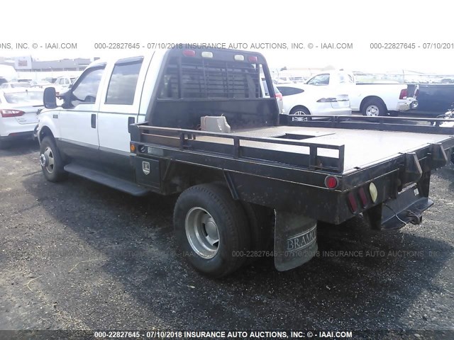 1FTWW33S4YED35722 - 2000 FORD F350 SUPER DUTY WHITE photo 3