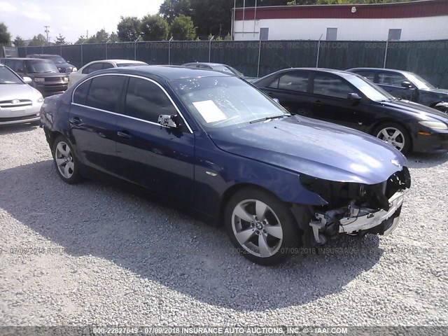 WBANA53505B862330 - 2005 BMW 525 I BLUE photo 1