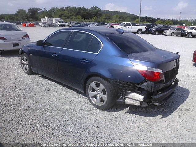 WBANA53505B862330 - 2005 BMW 525 I BLUE photo 3