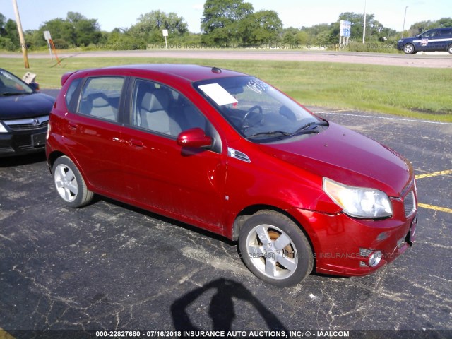 KL2TD66E89B655826 - 2009 PONTIAC G3 RED photo 1