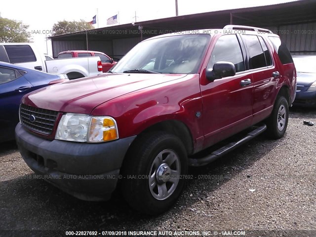 1FMZU62K23ZA98019 - 2003 FORD EXPLORER XLS/XLS SPORT RED photo 2