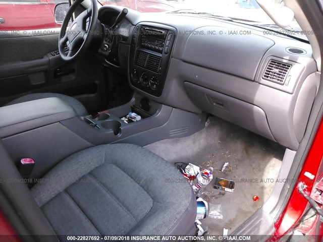 1FMZU62K23ZA98019 - 2003 FORD EXPLORER XLS/XLS SPORT RED photo 5