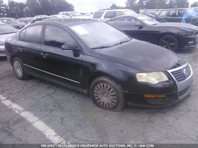 WVWJK73C77P099298 - 2007 VOLKSWAGEN PASSAT BLACK photo 1