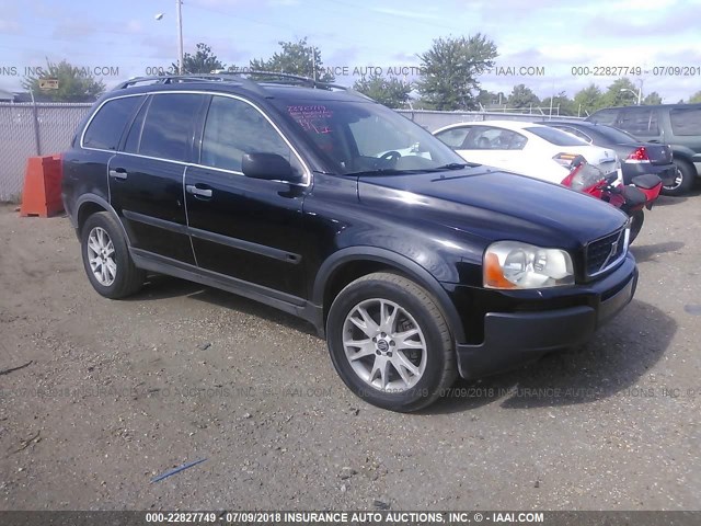 YV1CZ91H441075337 - 2004 VOLVO XC90 T6 BLACK photo 1