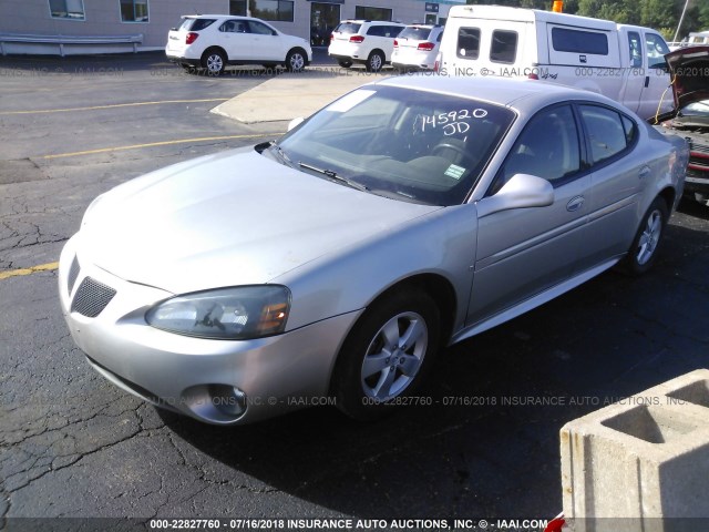 2G2WP552681145920 - 2008 PONTIAC GRAND PRIX SILVER photo 2