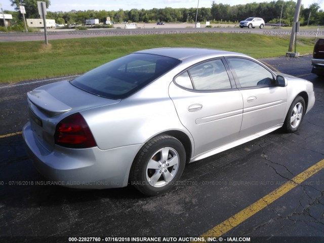 2G2WP552681145920 - 2008 PONTIAC GRAND PRIX SILVER photo 4