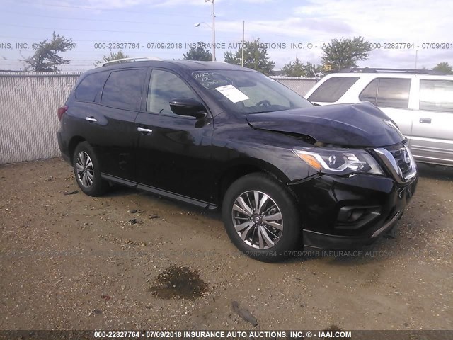 5N1DR2MM6JC641424 - 2018 NISSAN PATHFINDER S/SV/SL/PLATINUM 黑色 照片 1