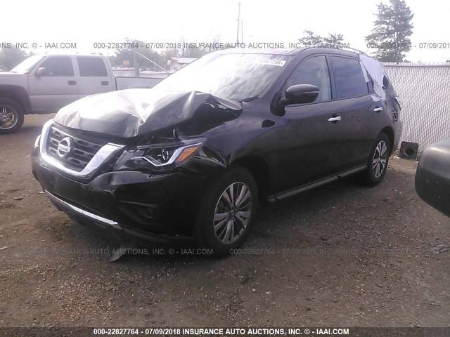 5N1DR2MM6JC641424 - 2018 NISSAN PATHFINDER S/SV/SL/PLATINUM BLACK photo 2