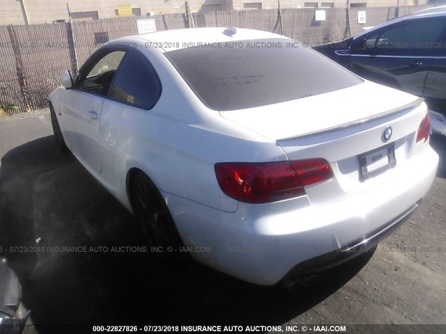 WBAKE5C5XDJ107214 - 2013 BMW 328 I SULEV WHITE photo 3