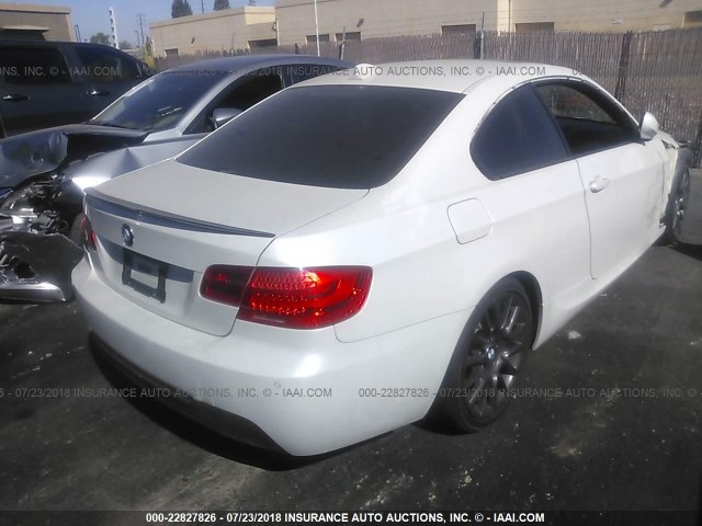 WBAKE5C5XDJ107214 - 2013 BMW 328 I SULEV WHITE photo 4