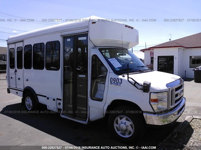 1FDEE3FLXGDC13109 - 2016 FORD ECONOLINE E350 SUPER DUTY CTWAY VAN WHITE photo 1