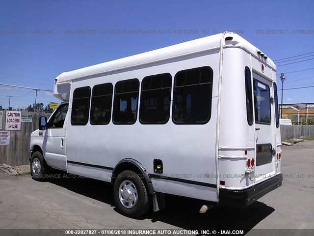 1FDEE3FLXGDC13109 - 2016 FORD ECONOLINE E350 SUPER DUTY CTWAY VAN WHITE photo 3