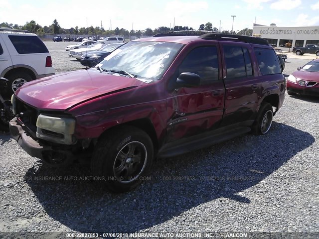 1GNES16S926123186 - 2002 CHEVROLET TRAILBLAZER EXT RED photo 2