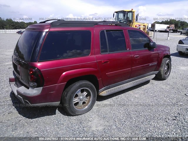 1GNES16S926123186 - 2002 CHEVROLET TRAILBLAZER EXT RED photo 4