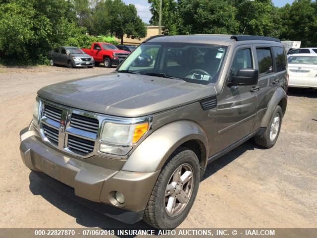 1D8GU58K87W728423 - 2007 DODGE NITRO SLT TAN photo 2