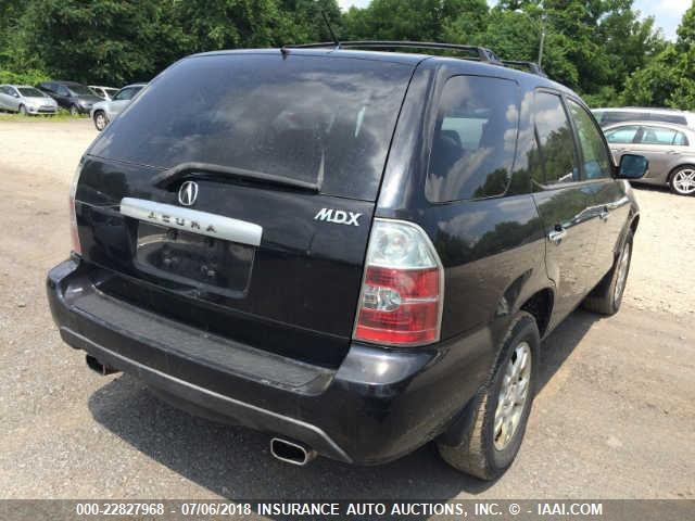 2HNYD18824H502480 - 2004 ACURA MDX TOURING BLACK photo 4