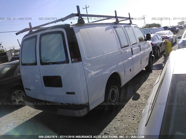 1GTGG25R311156879 - 2001 GMC SAVANA G2500 WHITE photo 4