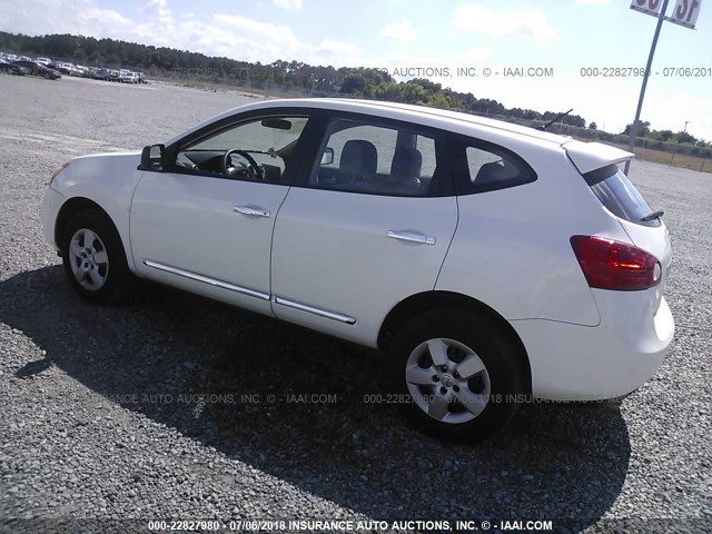 JN8AS5MT0BW184229 - 2011 NISSAN ROGUE S/SV/KROM WHITE photo 3