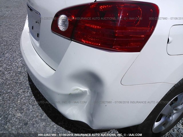 JN8AS5MT0BW184229 - 2011 NISSAN ROGUE S/SV/KROM WHITE photo 6