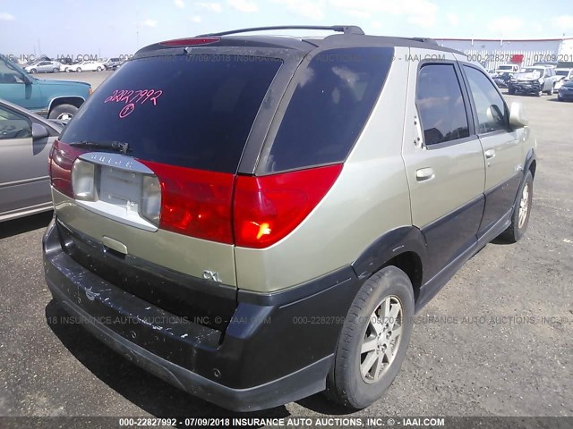 3G5DA03E03S507376 - 2003 BUICK RENDEZVOUS CX/CXL SILVER photo 4