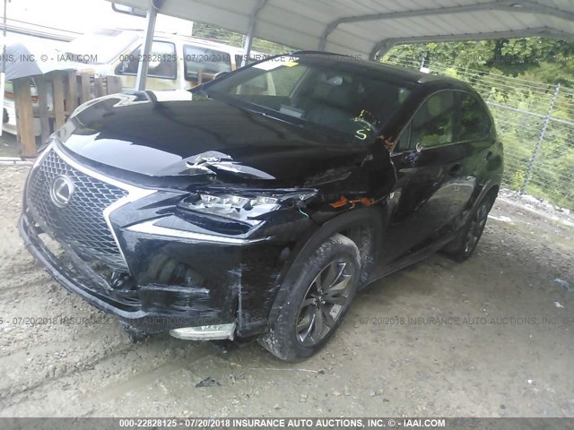 JTJYARBZ0G2033611 - 2016 LEXUS NX 200T/BASE/F SPORT BLACK photo 2