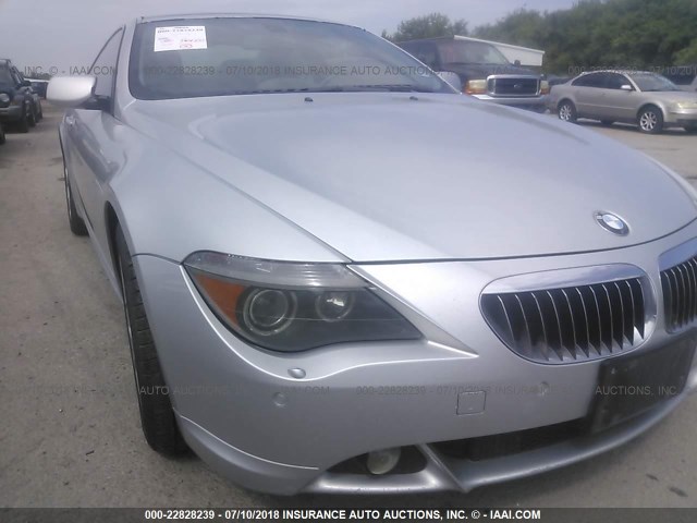 WBAEH73415B191295 - 2005 BMW 645 CI AUTOMATIC SILVER photo 6