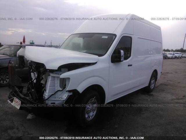 1N6AF0LY7JN803989 - 2018 NISSAN NV 2500 S/SV/2500 SL/S/SV/SL WHITE photo 2