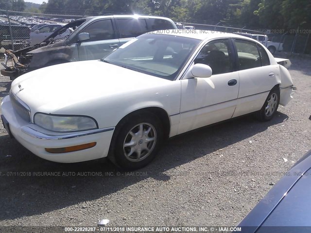 1G4CW54K014152726 - 2001 BUICK PARK AVENUE  WHITE photo 2