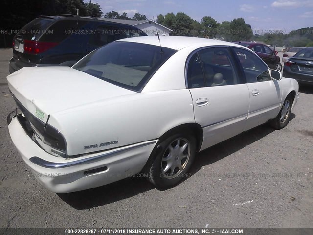 1G4CW54K014152726 - 2001 BUICK PARK AVENUE  WHITE photo 4