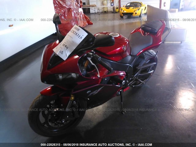 JYARN20E77A002120 - 2007 YAMAHA YZFR1 BURGUNDY photo 2