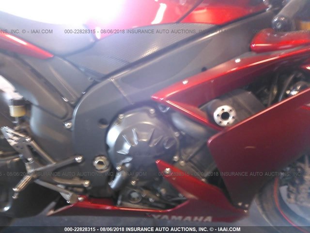 JYARN20E77A002120 - 2007 YAMAHA YZFR1 BURGUNDY photo 8