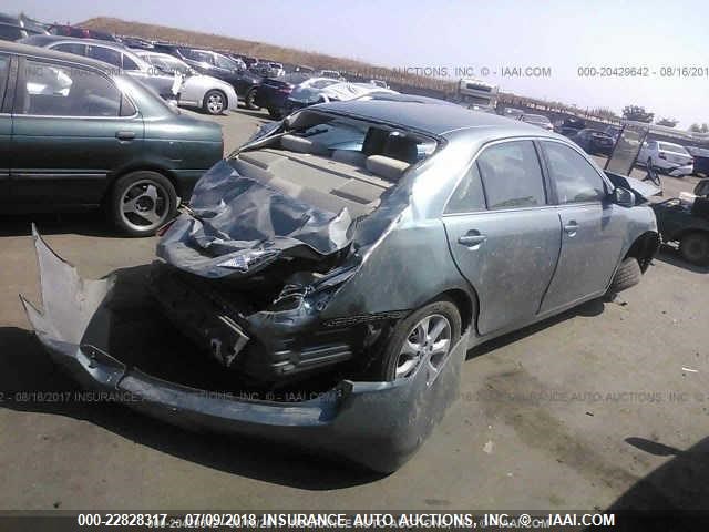 4T1BE46K17U626097 - 2007 TOYOTA CAMRY NEW GENERAT CE/LE/XLE/SE GREEN photo 4