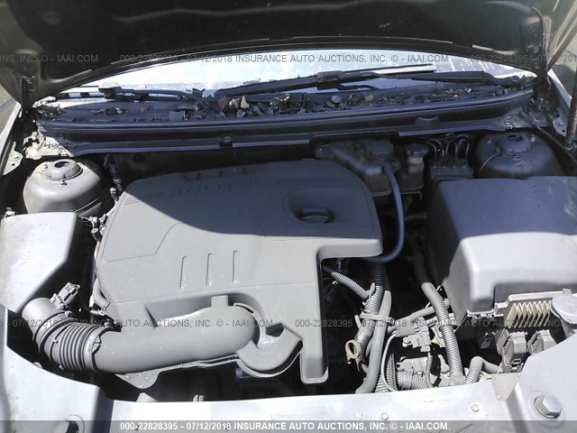 1G1ZC5EB5AF241369 - 2010 CHEVROLET MALIBU 1LT 黑色 照片 10