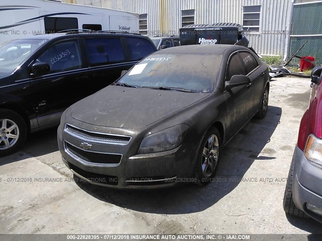 1G1ZC5EB5AF241369 - 2010 CHEVROLET MALIBU 1LT 黑色 照片 2
