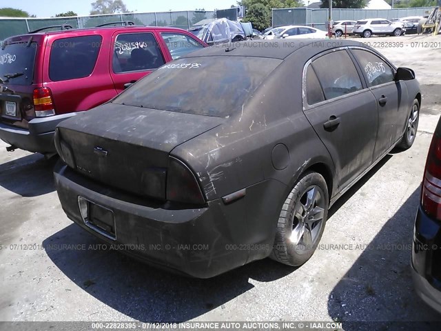 1G1ZC5EB5AF241369 - 2010 CHEVROLET MALIBU 1LT 黑色 照片 4