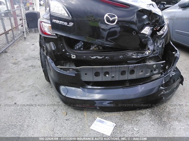 JM1BL1TF6D1845151 - 2013 MAZDA 3 I BLACK photo 6