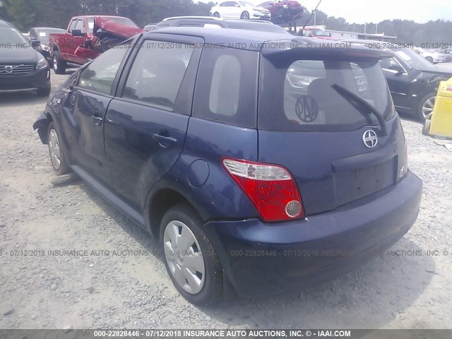 JTKKT624760166410 - 2006 TOYOTA SCION XA BLUE photo 3